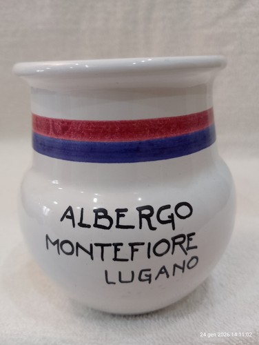 Vaso sante gubbio ceramica - gubbio,