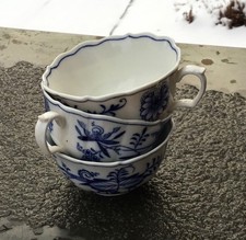 Meissen 3 tazze da tè senza