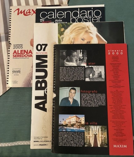 Lotto calendari collezione