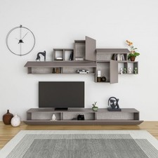 Parete attrezzata legno - parete,