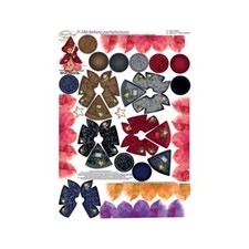 Pannolenci Stampato Befane Portafortuna cucito creativo per decorazioni