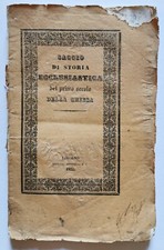 SAGGIO DI STORIA ECCLESIASTICA