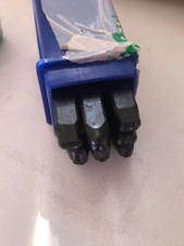 PUNZONI NUMERI IN ACCIAIO TEMPERATO STELO QUADRO 9 CIFRE CON ASTUCCIO