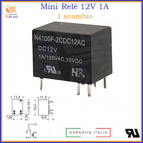 Rele 12v volt elettronico - rele,