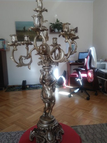 Candelabro con putto candele - putto,
