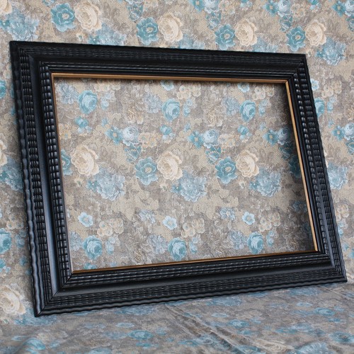 Antica cornice guilloche - cornice, nera