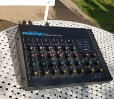 STEREO MIXER PHONIC (articulate sound stereo mixer) 6 CHAANEL BKX8600..... bello