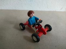 Playmobil 3358 Bambino su Go-Kart Geobra Completo Vintage 1980's