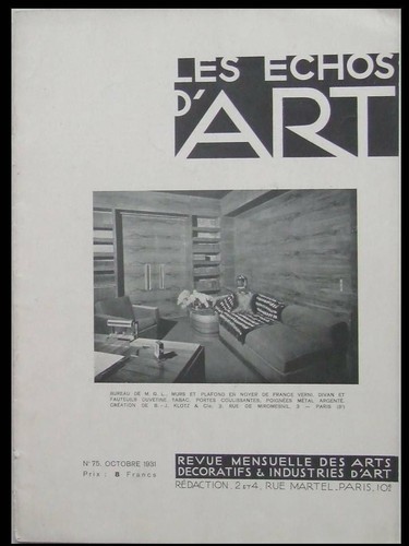 Les echos art 75 - d'art, 1931