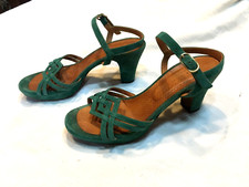 Sandali Chie Mihara tacco 8 nappa scamosciata morbida vero cuoio vintage tg 37