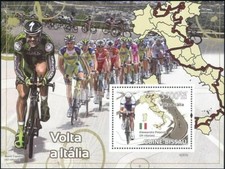 Guinea Bissau 2009 Giro d'Italia Bici Sportiva Biciclette Ciclismo Corsa Mappe MNH