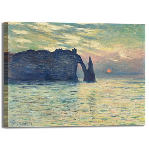 Monet scogliera etretat design - scogliera,