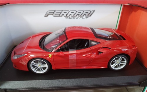 Ferrari 488 gtb red - ferrari,