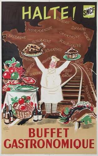 Affiche poster sncf buffet - affiche,