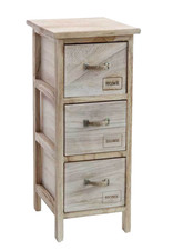 CASSETTIERA 3 CASSETTI SLIM