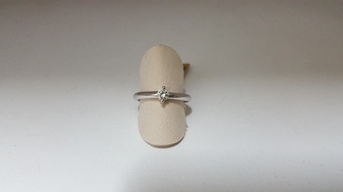 Anello solitario diamante - anello,