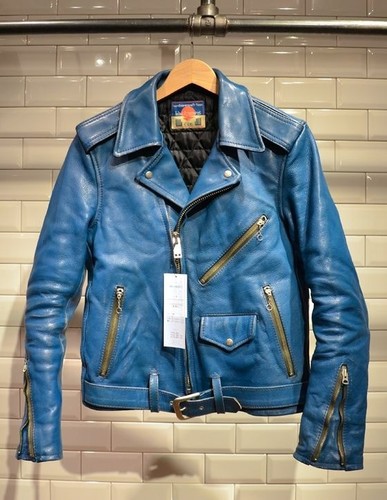 Giacca uomo fatta mano blu - a,