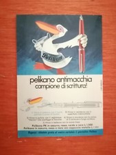 PUBBLICITA' ORIGINALE - ADVERTISING PENNE "PELIKANO" PELIKAN del 1969