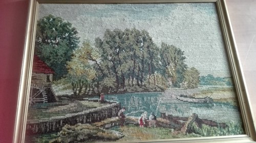 Quadro paesaggio mezzo - , punto