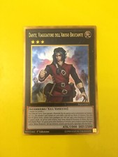 YU GI OH CARTA DANTE VIAGGIATORE DELL' ABISSO BRUCIANTE ORO GOLD PGL3-IT077 RARA