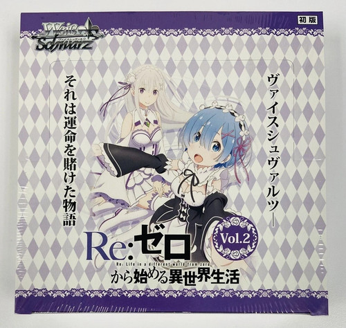 Weiss schwarz zero volume - schwarz,