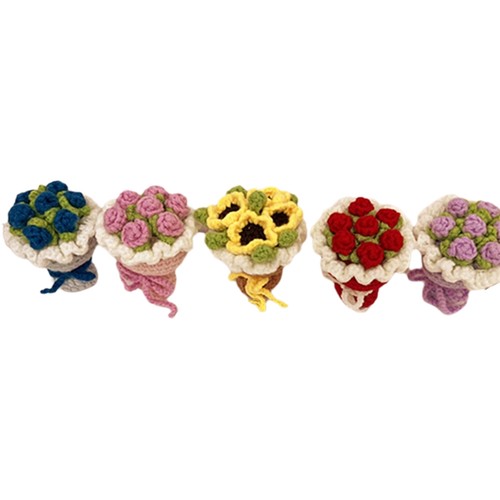 Bouquet fiori uncinetto - di,