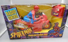 Raro NUOVO Spiderman Spider RC Moto Moto Telecomando Giocattolo NUOVO NUOVO CON SCATOLA