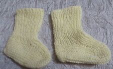 SCARPINE "BABBUCCE" DA NEONATO , FATTE AI FERRI