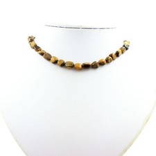 Collana Perle Occhio di Tigre