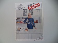 advertising Pubblicità 1985 CUCINA SCAVOLINI e RAFFAELLA CARRA'