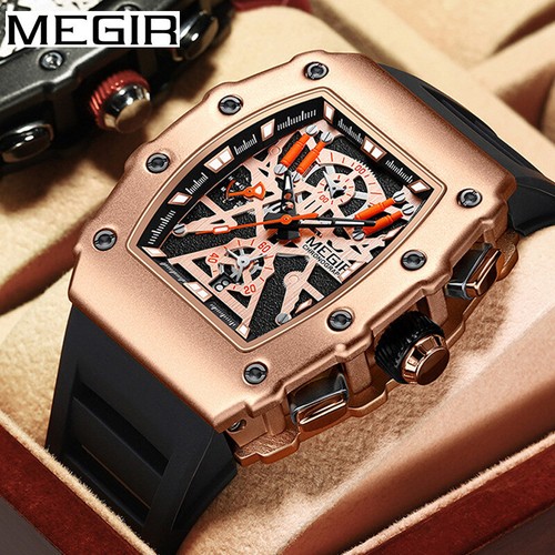 Megir orologio uomo - megir, tonneau