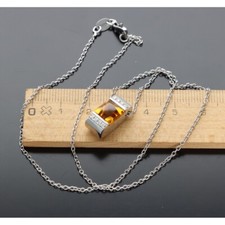 WOMENS 18KT GOLD CITRINE