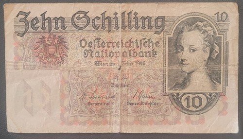 Austria banconota 10 - -,
