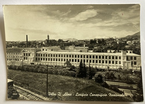 Cartolina bergamo villa - bergamo,