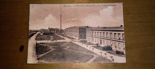 Cartolina livorno accademia - livorno, r.