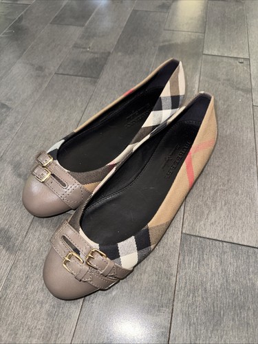 Ballerine burberry marrone con - ballerine,