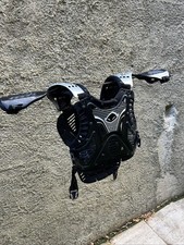 Ufo Plast pettorina Shield One Nera Argento Cross Enduro