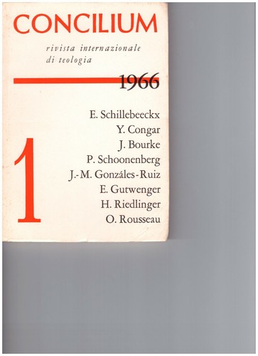 Concilium rivista - concilium,