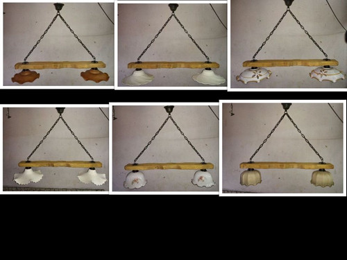 Lampadario rustico legno - lampadario,