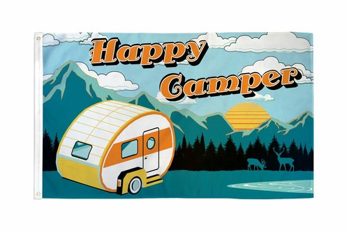 Bandiera 3x5 felice - 3x5, camper