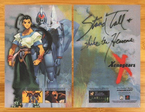 Pubblicità poster xenogears - pubblicità/poster,