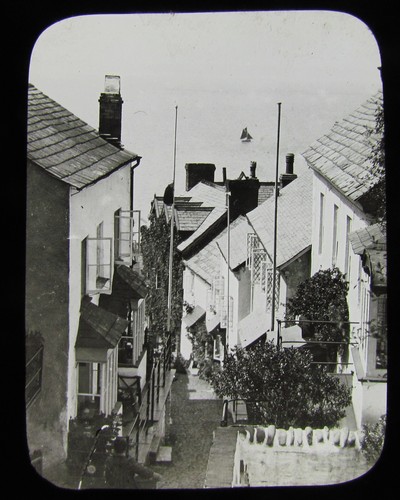 Glass magic lantern slide - lantern,