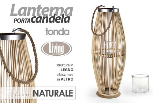 Lanterna portacandela terra - da,