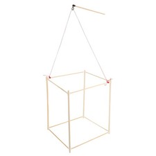  Kit per lanterne artigianali - Pali con staffa in legno, facile installazione