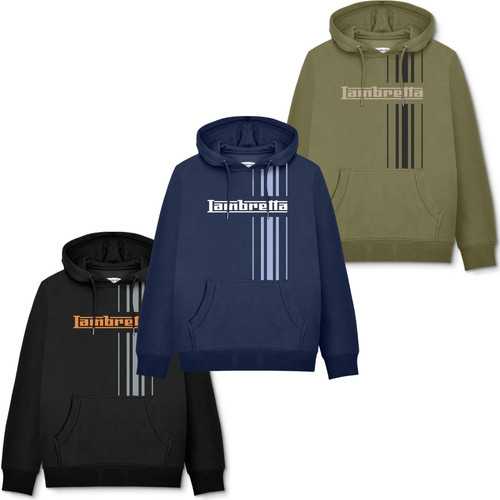 Lambretta mens stripe hoodie - lambretta,