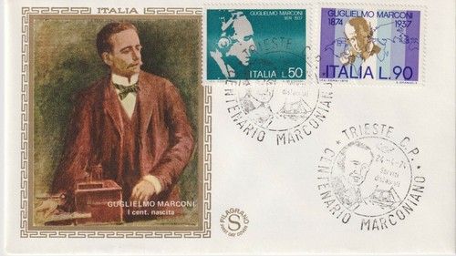 Guglielmo marconi fdc - marconi,
