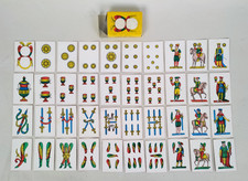 Mazzo completo carte da gioco napoletane Mignon Confezione Originale vintage-XXX
