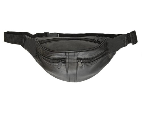 Marsupio pelle nero - marsupio,
