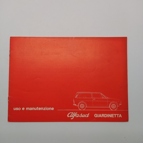 Libretto uso manutenzione