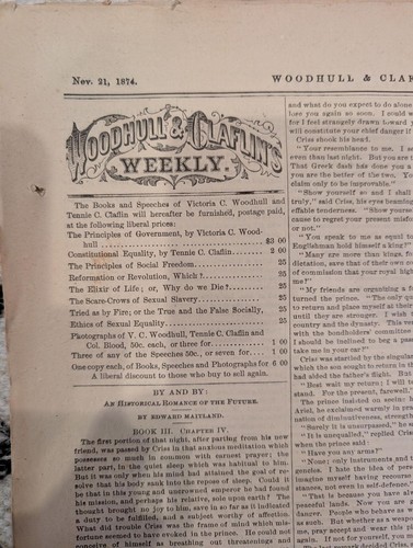 1874 woodhull claflins - 1874,
